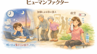 人間の身体的特性と安全の関係｜ヒューマンファクター