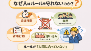 なぜ人はルールを守れないのか？ヒューマンエラーの本質を解説