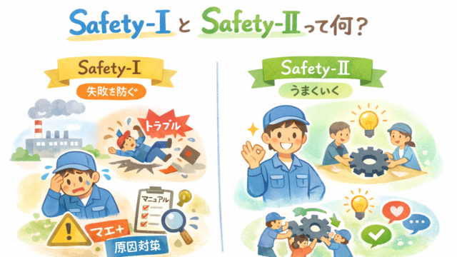 SafetyⅠとSafetyⅡの違いとは?安全の考え方をわかりやすく解説 - くらしの安全研究室