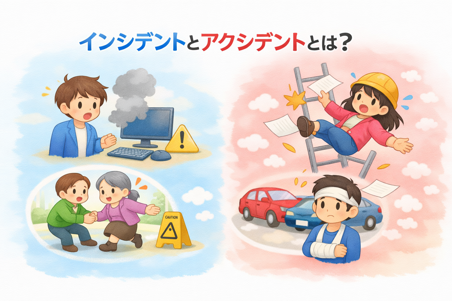 インシデントとアクシデントの違い
