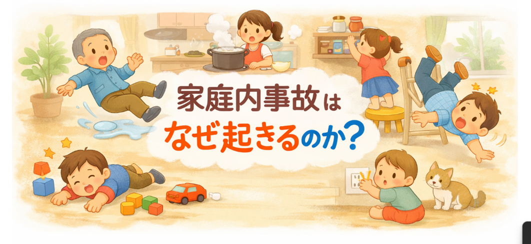 家庭内事故はなぜ起きるのか？