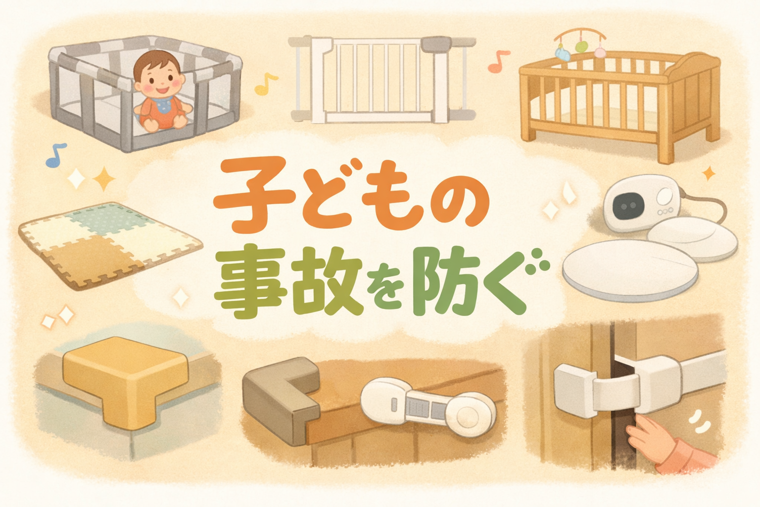 家庭内事故を減らす安全グッズ8選｜子供を守る環境づくり
