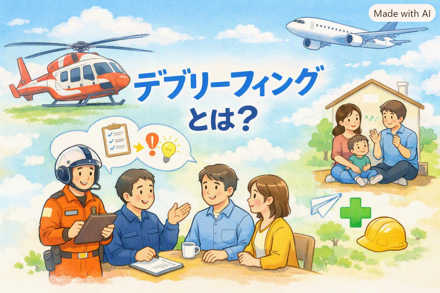デブリーフィングとは？航空安全に学ぶ「振り返り」の考え方