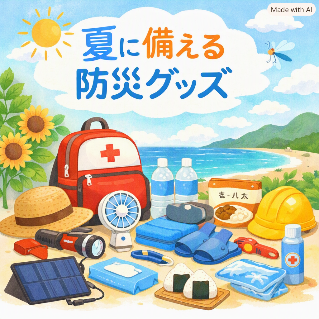 夏の地震に備える防災グッズ10選｜防災ヘリパイロットが解説
